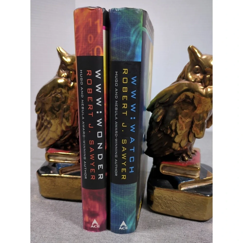 Robert J. Sawyer Watch & Wonder (WWW Trilogy Books 2-3) First Edition Hardcovers